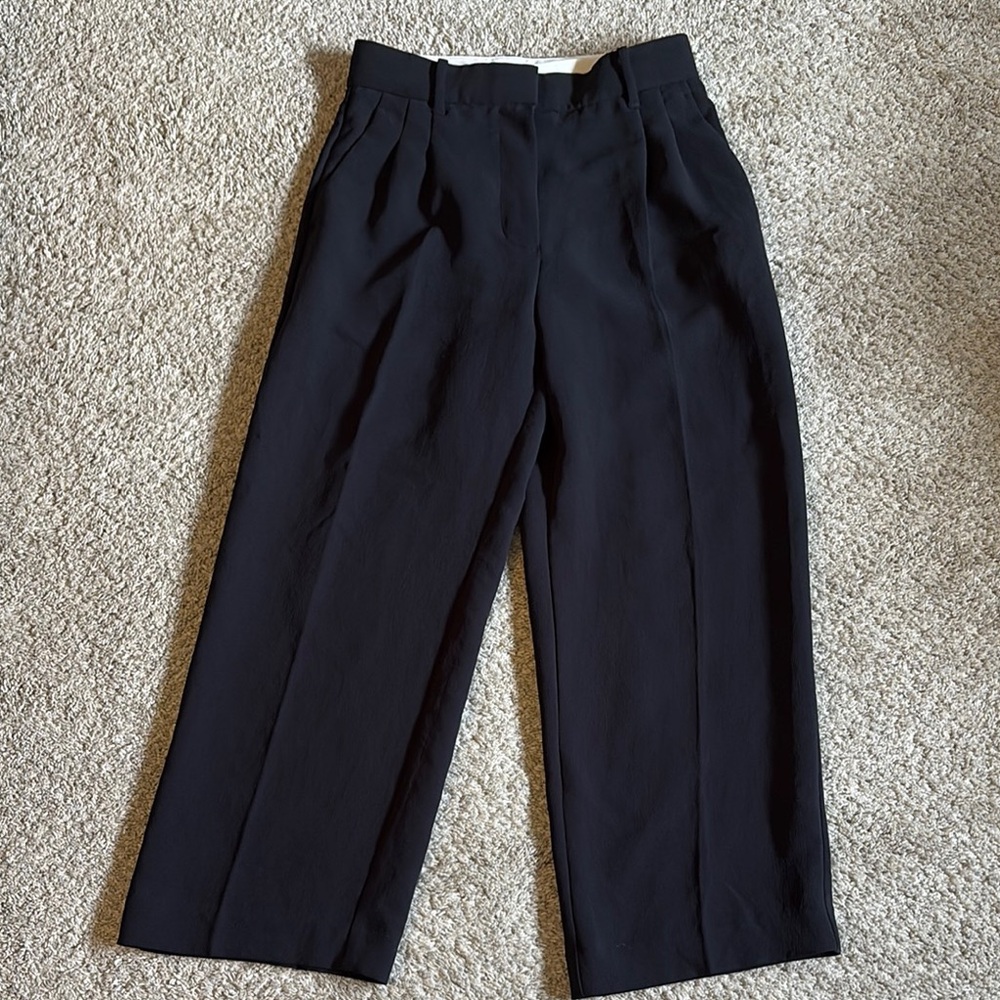 Wilfred Black Ankle Cropped Pants